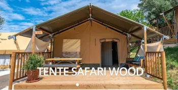 Mietunterkunft - Safari Lodge Tent, Without Private Faicilities, 25M² + 15M² - Camping Le Mouliat