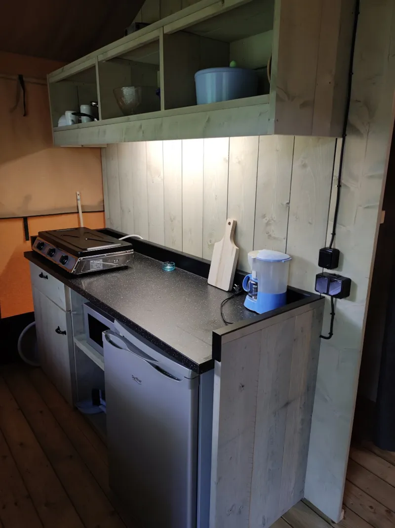 Tente Safari Lodge, Sans Sanitaires, 25M² + 15M²