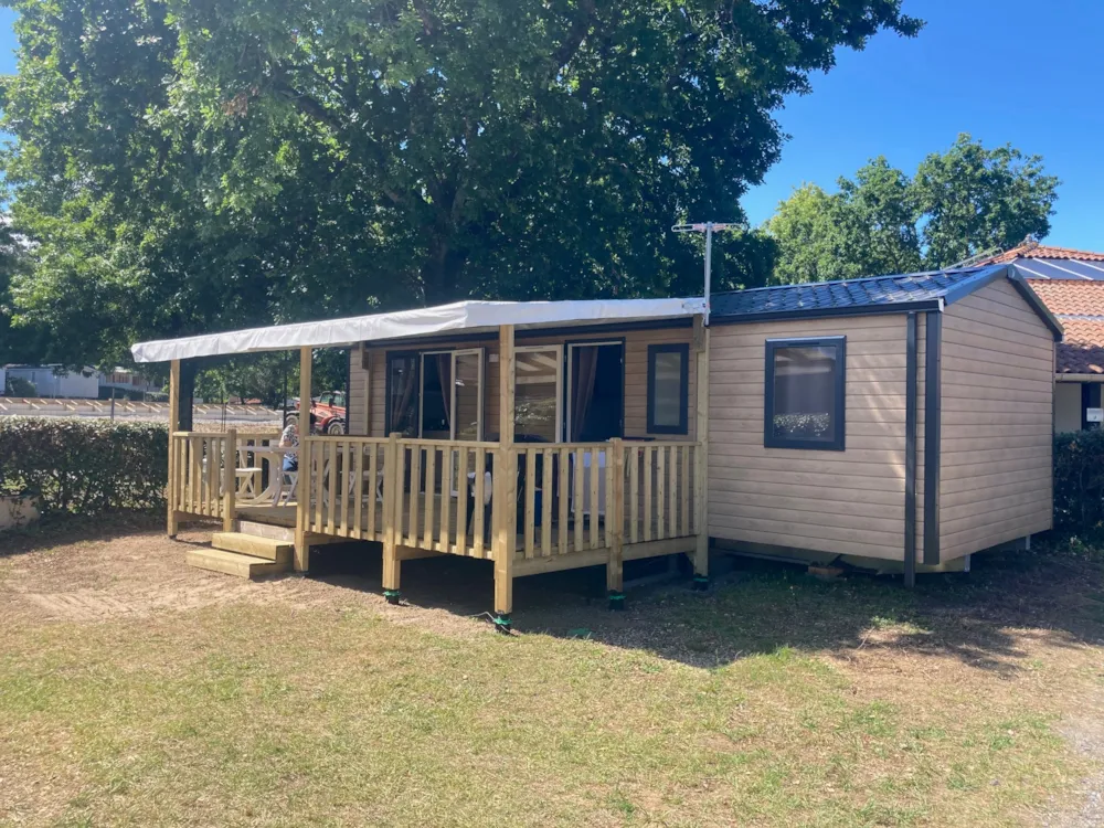 Location - Mobil-Home Confort - 35M² - 3 Chambres - Camping La Civelle