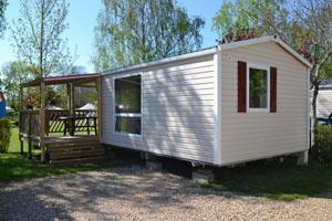 Location - Mobil-Home Loggia Confort 32 M² (2 Chambres) + Terrasse Couverte - Camping Les Granges, Luynes