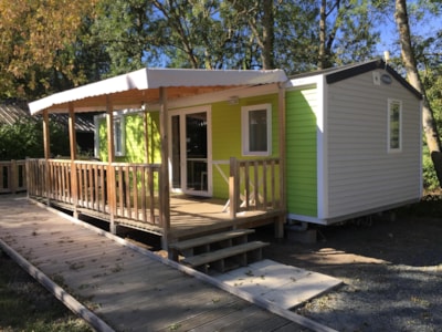 Mobile home Confort 34 m² (2 Bedrooms) wheelchair friendly + sheltered terrace