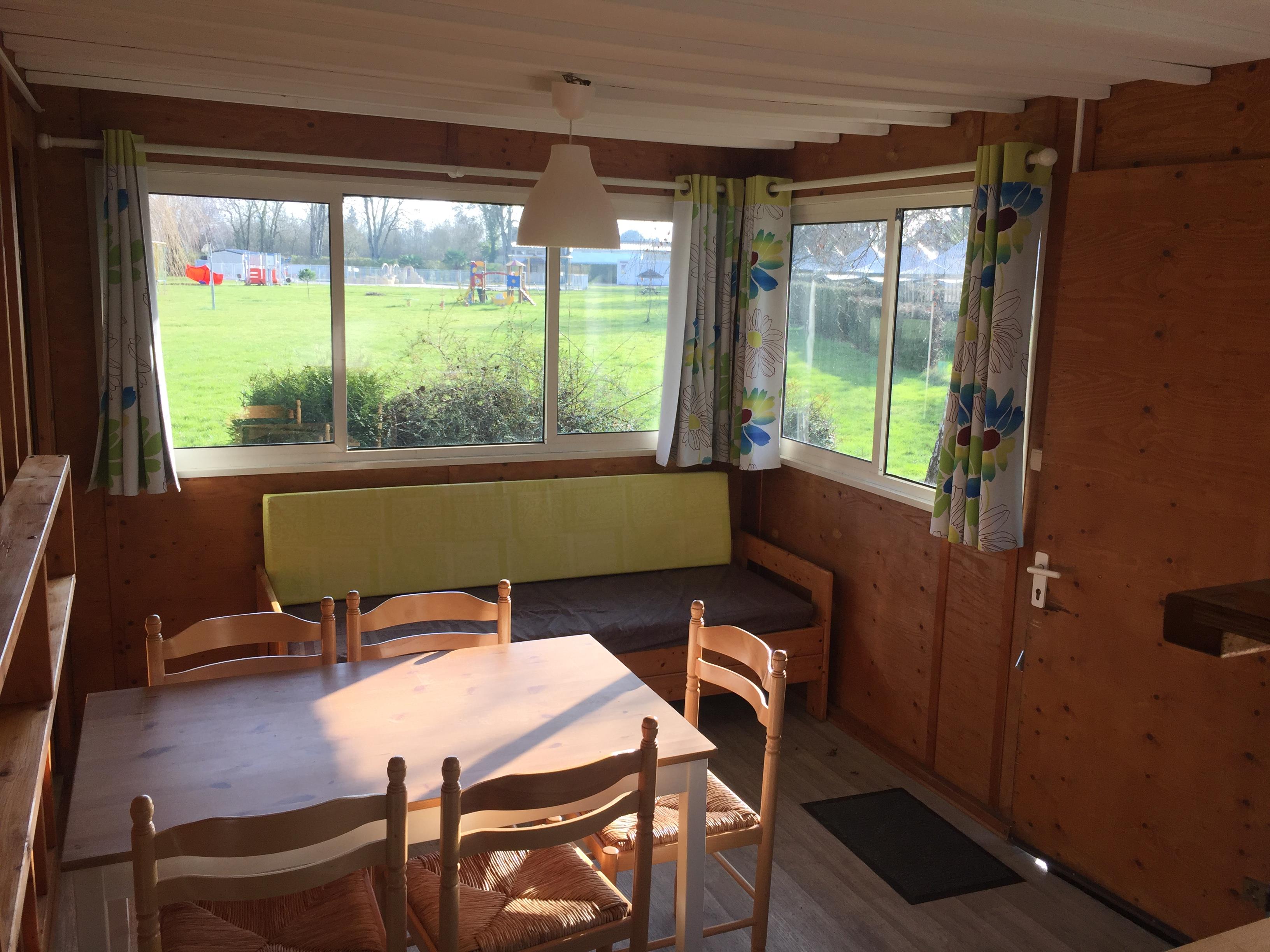 Location - Chalet Standard 30.25 M² (2 Chambres) - Camping Les Granges, Luynes
