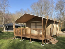 Accommodation - Wood Lodge Standard 25 M2 (2 Bedrooms) + Sheltered Terrace - Flower Camping Les Granges