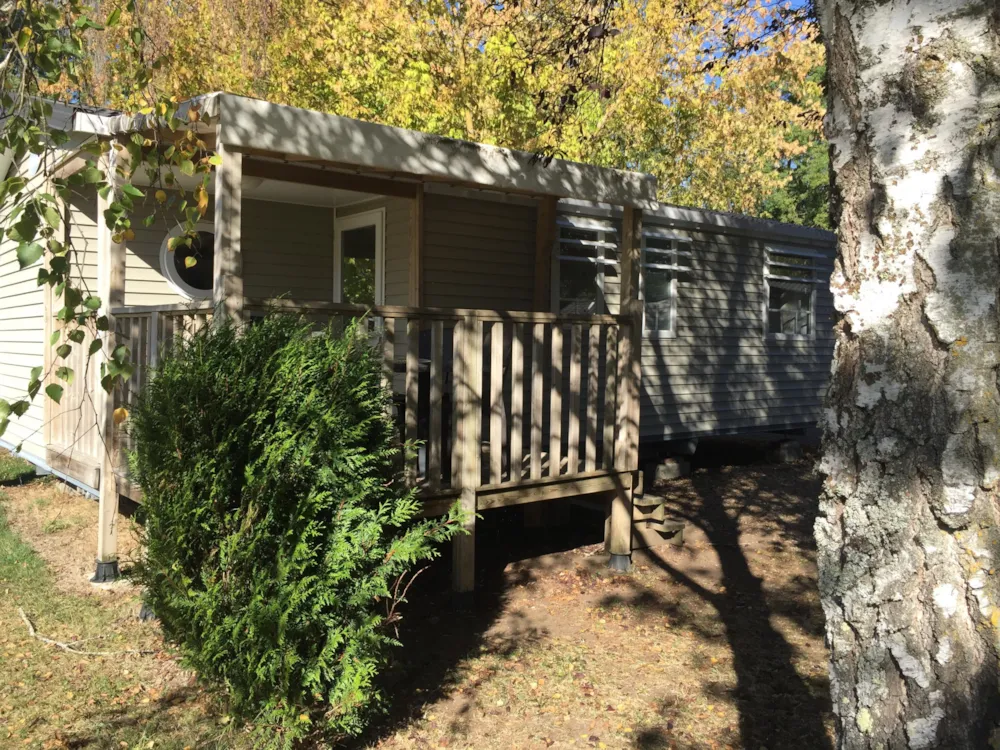 Location - Mobil-Home Confort 38 M² (3 Chambres) + Terrasse Couverte - Flower Camping Les Granges