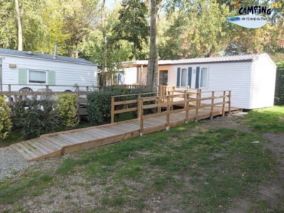 Mobile-home adapted to the people with reduced mobility - 2 bedrooms — 1