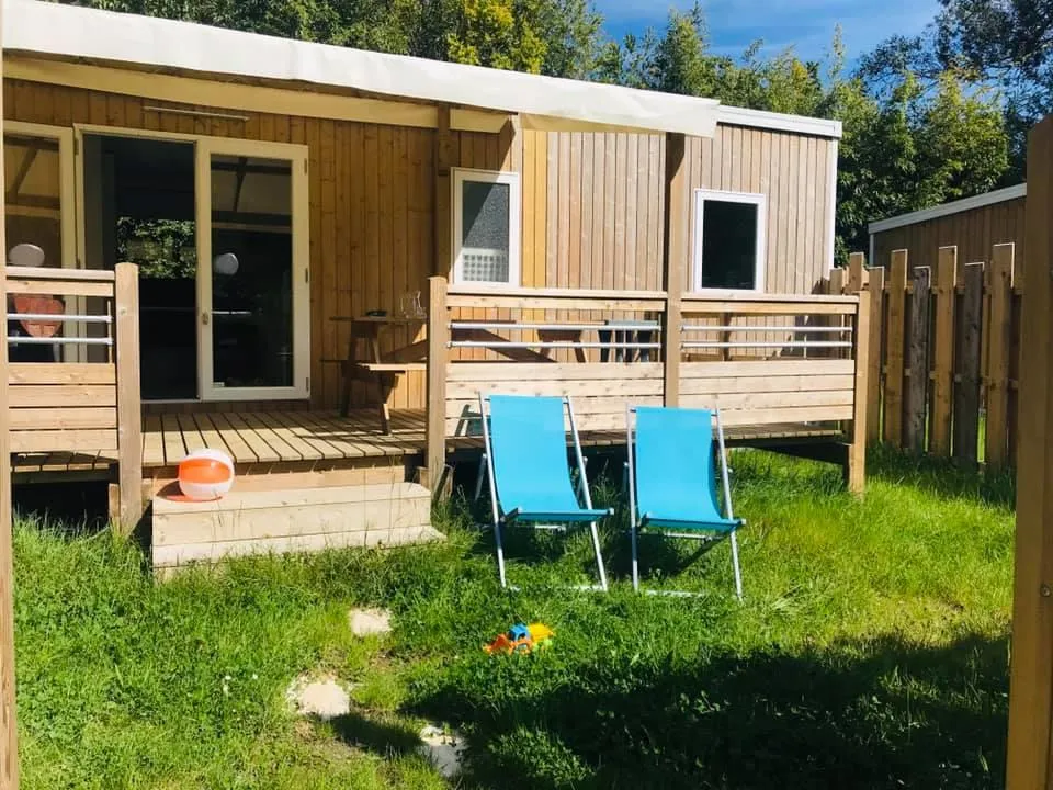 Location - Mobil-Home Luxe 4 Chambres (+ 1 Convertible) Avec Lave Vaisselle - Dimanche - Camping L'Étang du Pays Blanc