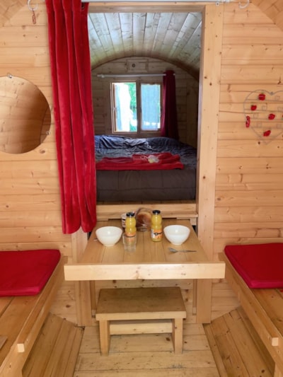 Barrel (1 bedroom) without toilet block — 2