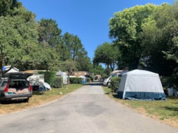 Kampeerplaats(en) - Tent Pitch + 1 Auto (Max 6M) + Elektriciteit - Camping L'Étang du Pays Blanc