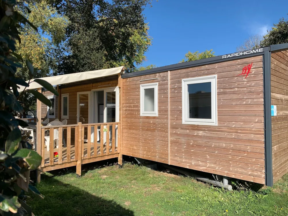 Location - Mobil-Home 4 Chambres 2 Sdb + 2 Wc Avec Lave Vaisselle - Samedi - Camping L'Étang du Pays Blanc