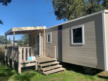 Mietunterkunft - Mobil Home Luxe 6/8 Pers - Camping L'Étang du Pays Blanc