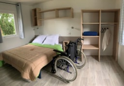Location - Mobil-Home Pmr 4/6 Pers. - Luxe Avec Lave Vaisselle - 2 Chambres, 1 Convertible Samedi - Camping L'Étang du Pays Blanc