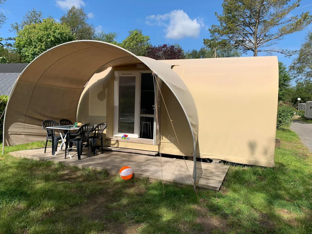 Location - Coco Sweet - 2 Chambres - Sans Wc, Sans Eau Courante - Camping L'Étang du Pays Blanc