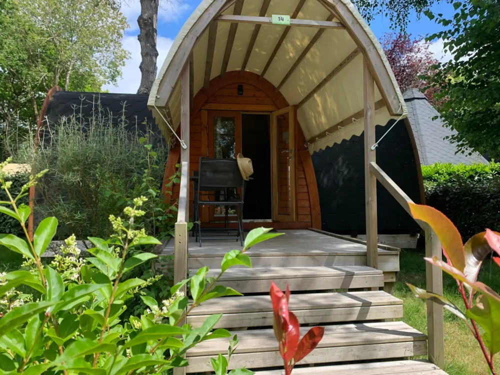 Location - Pod - 1 Lit Double - Avec Wc Et Sdb - Camping L'Étang du Pays Blanc