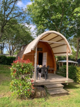 Mietunterkunft - Pod 4 Pers. 2 Schlafzimmer - Mit Bad Und Wc - Camping L'Étang du Pays Blanc