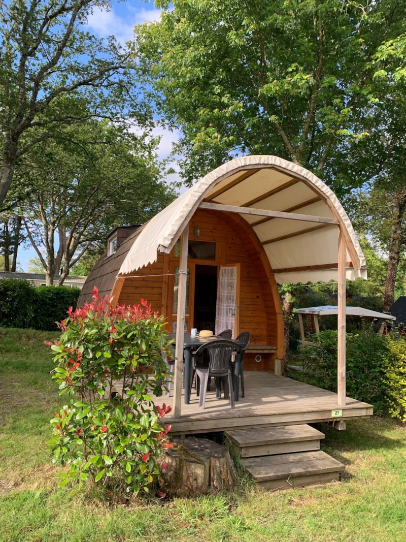 Pod - 1 slaapkamer en 1 tweepersoonsbed op mezzanine - met WC en badkamer
