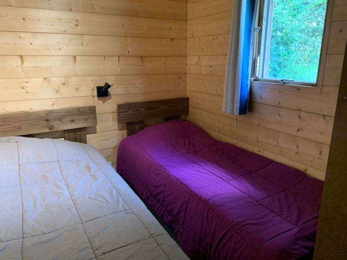 Cabane 4/6 Personnes - 2 Chambres + 1 Convertible Dans Le Salon