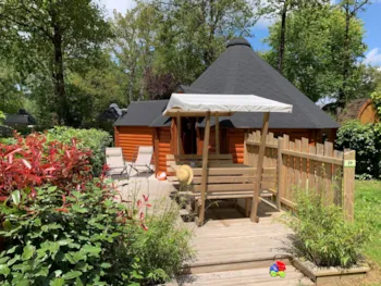 Mietunterkunft - Kota Luxe 3 Zimmer (+ Schlafsofa) + Geschirrspüler - Camping L'Étang du Pays Blanc