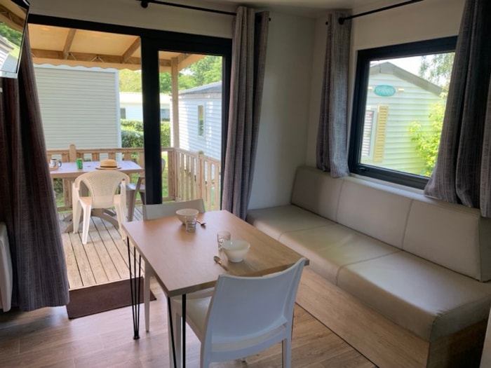 Mobil-Home 2 Pers. Confort - Terrasse Couverte - 1 Chambre 2 Pers. Samedi