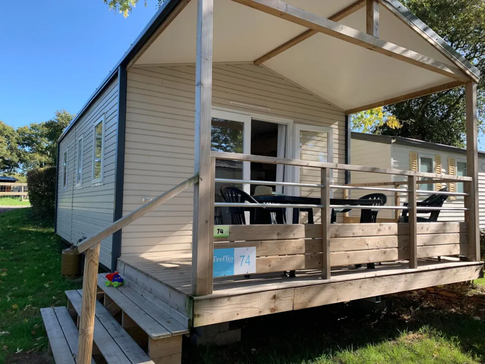 Location - Mobil-Home Confort - 2 Chambres - Dimanche - Camping L'Étang du Pays Blanc