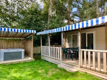 Mietunterkunft - Mobilheim - Camping L'Étang du Pays Blanc