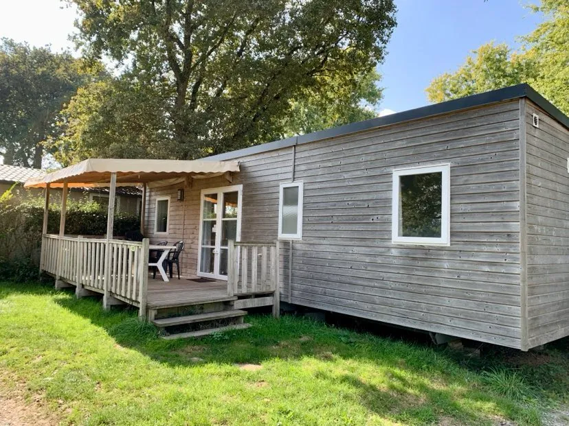 Location - Mobil-Home 4 Chambres - Terrasse Couverte - Samedi - Camping L'Étang du Pays Blanc