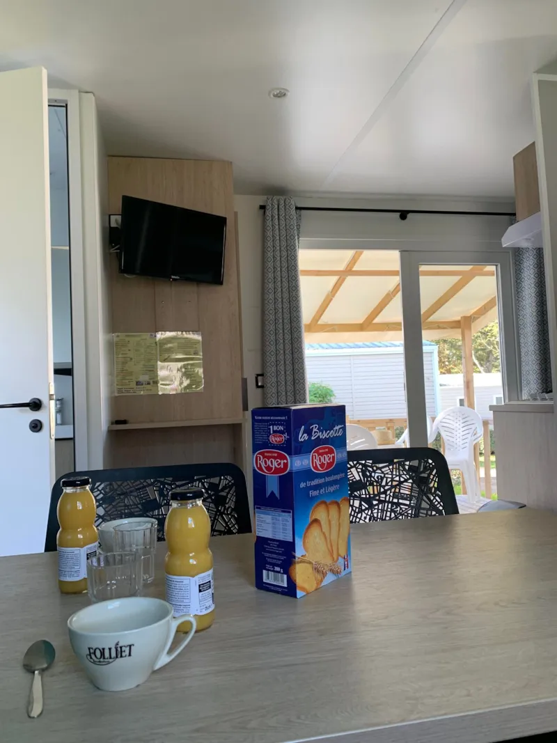 Mobil-Home Confort - 2 Chambre (+ 1 Convertible) - Terrasse Couverte - Samedi