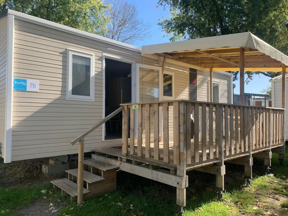 Location - Mobil-Home Confort - 3 Chambres - Samedi - Camping L'Étang du Pays Blanc