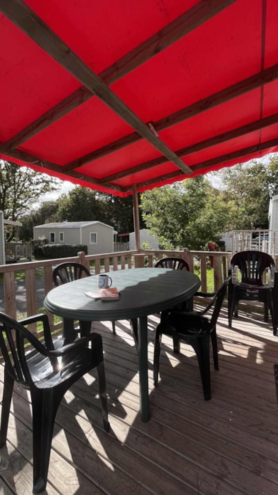 Mobile home - 3 bedrooms (+ 1 convertible) - Covered terrace - overnight stay — 2