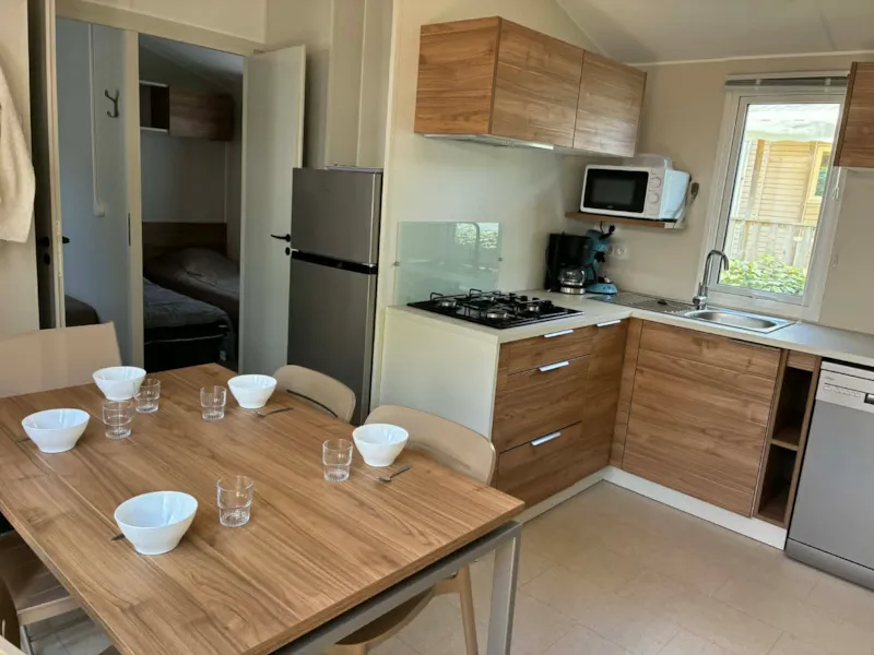 Mobil-Home 5 Chambres (+ 1 Convertible) - Terrasse Couverte