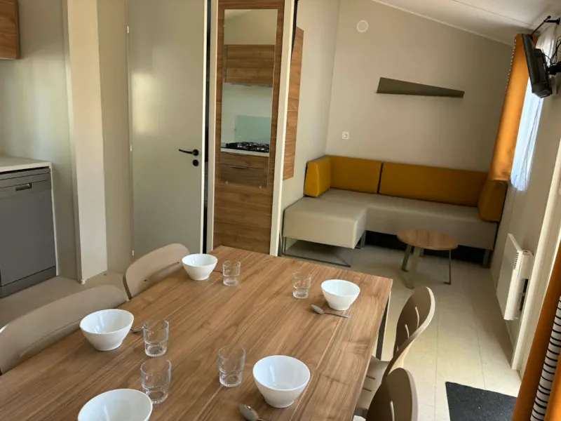 Mobil-Home 5 Chambres (+ 1 Convertible) - Terrasse Couverte