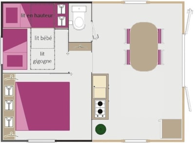Mobile Home Tithome 2 bedrooms 20m² — 3