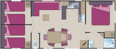 Mobile Home Cottage 3 bedrooms 34m² — 3
