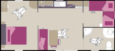 Mobile Home Handi Life 2 bedrooms 32m² - adapted to the people with reduced mobility — 4