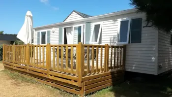Mietunterkunft - Mobilheim Iroise 32M² / 2 Zimmer - 2 Badezimmer - Camping des Dunes