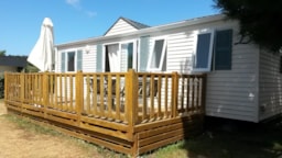 Accommodation - Mobil Home Iroise 32M² / 2 Bedrooms - 2 Bathrooms - Camping des Dunes