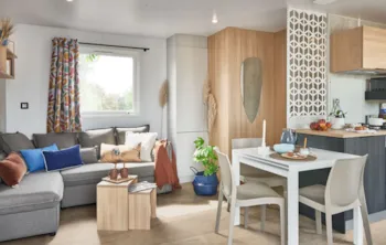 Mietunterkunft - Mobilheim Caraïbes 3 Schlafzimmer 2 Badezimmer - Camping des Dunes