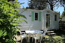 Location - Mobil Home Vega / Super Venus / Sympa 18 - 2 Chambres - Camping Le Rebau