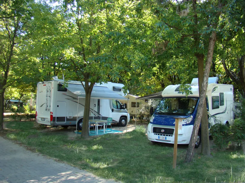 Standplaats MAXI: auto + tent, caravan of kampeerauto