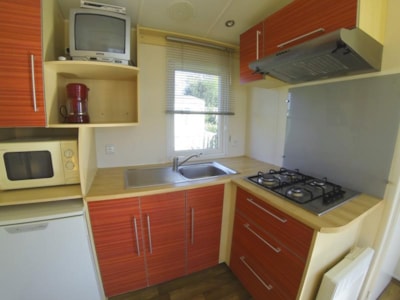Mobile-home Comfort 27m² - 2 Bedrooms - covered patio - 11 nights