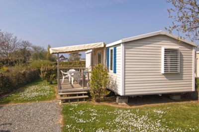 Mobile-home Comfort 27m² - 2 bedrooms - Covered Patio