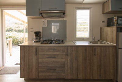 Mobile-home Comfort 27m² - 2 bedrooms - Covered Patio