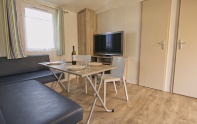 Mobile-home Comfort 27m² - 2 bedrooms - Covered Patio