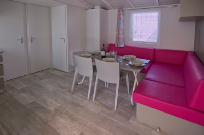 Mobile-home Premium 31m² - 3 bedrooms - sheltered terrace