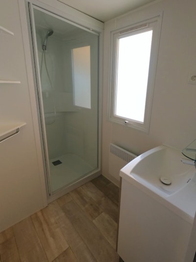 Mobile-home Premium 31m² - 3 bedrooms - sheltered terrace