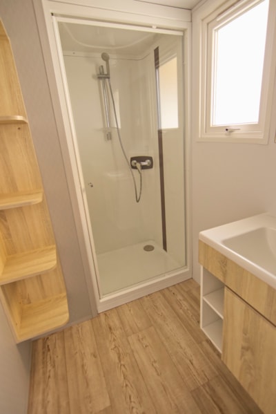 Mobile-home Premium 30m²- 2 bedrooms - covered patio
