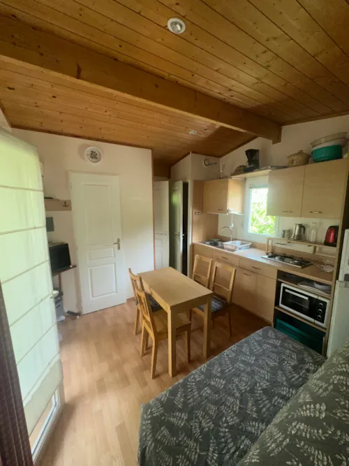 Location - Chalet Bois - 27 M² - 2 Chambres - image n°5 - Camping du Pont de Manne