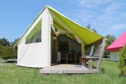 Location - Bungalow Toilé 2 Chambres 1/4 Pers - Camping Seasonova Les Portes d'Alsace