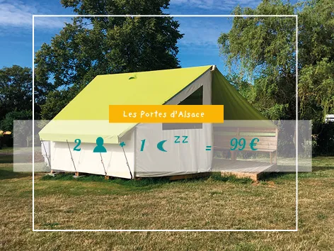 Location - Séjour Slow Life - Ecolodge - Camping Seasonova Les Portes d'Alsace