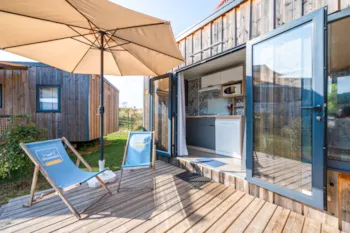 Location - Cottage Prestige - 3 Chambres Bois (Draps Inclus) - Camping Seasonova Les Portes d'Alsace
