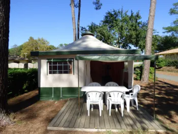Mietunterkunft - Zeltbungalow - Camping Municipal Le Tatiou